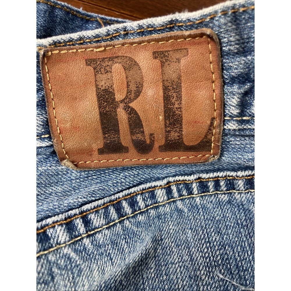 Polo Ralph Lauren RL Denim Ashmore Jeans Sz 36 X 34 (32.5") Straight Leg Blue - Picture 8 of 12